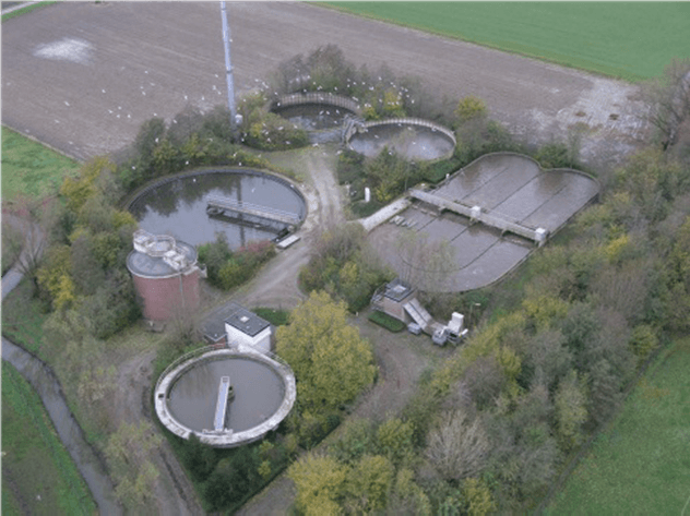 Nederlandse gemeentelijke afvalwaterzuiveringsinstallatie