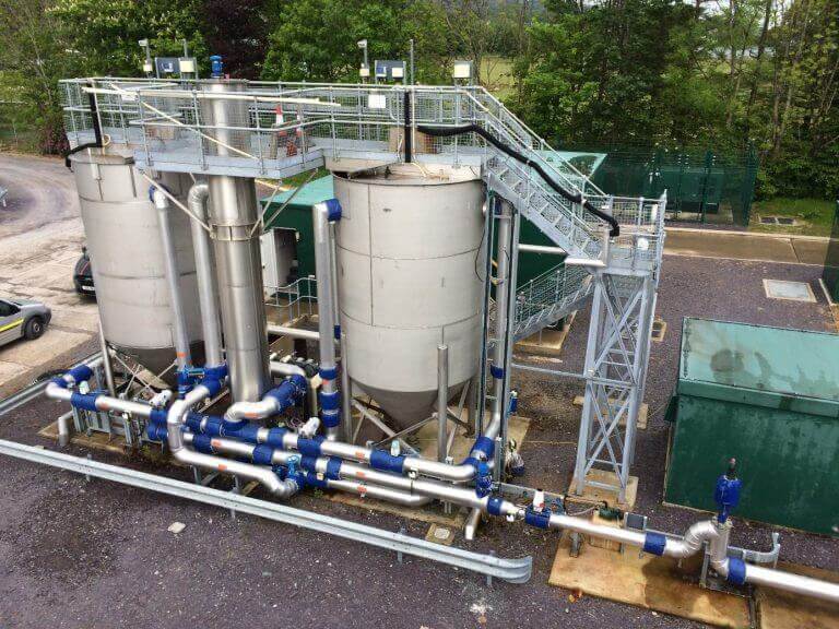 Larger tertiary filter plant